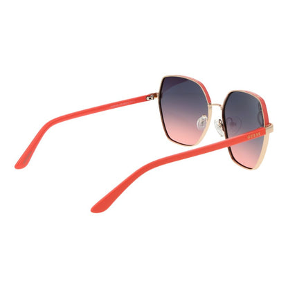 Guess Gold Metal Sunglasses