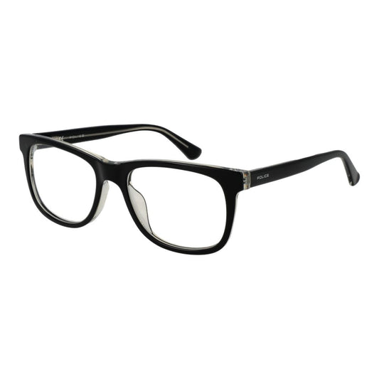 Police Black Cellulose Acetate Glasses (Frames)