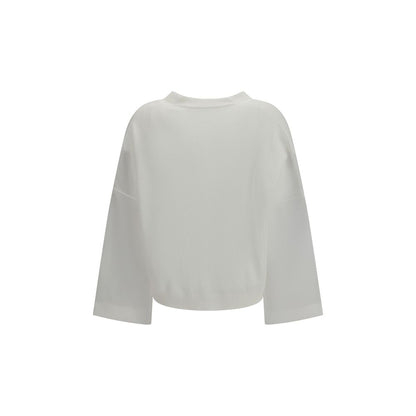 Brunello Cucinelli White Cotton Cardigan