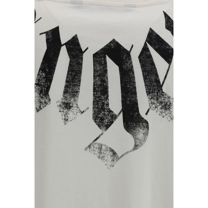 Palm Angels White Cotton T-Shirt