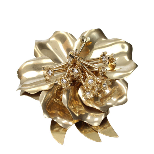 Miu Miu Gold Metal Broch