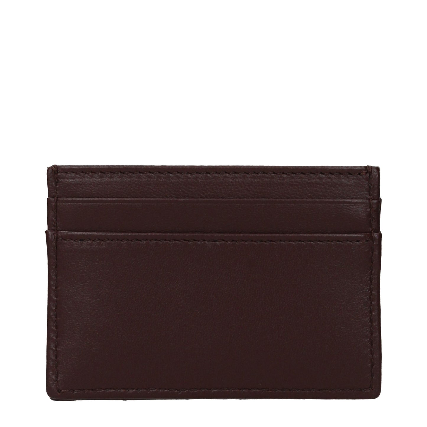 Versace Brown Leather Cardholder