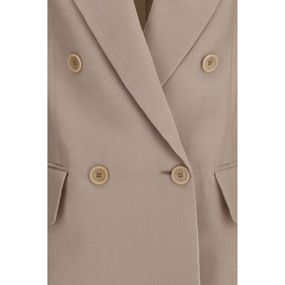 Max Mara Beige Silk Clothing