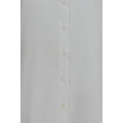 Ermanno Scervino White Cotton Dress Shirt