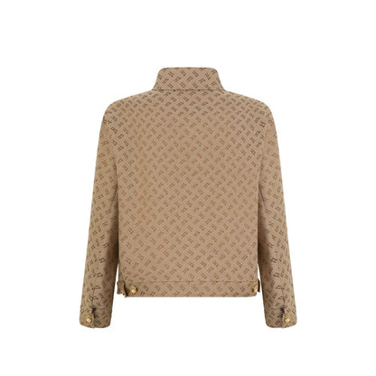 Herno Brown Cotton Denim Jacket