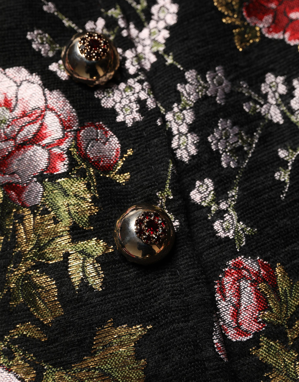 Dolce & Gabbana Blazerjacke aus mehrfarbigem Blumenbrokat