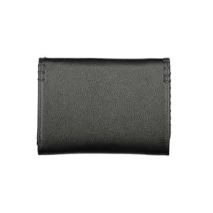 Mario Valentino Black Polyurethane Women's Wallet