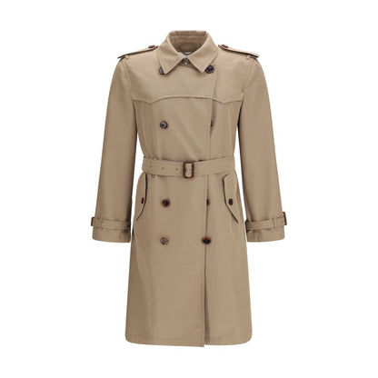 Burberry Brown Silk Trench Coat
