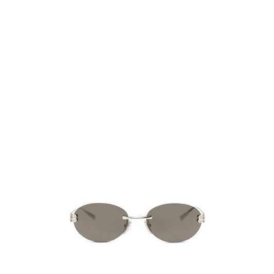 Balenciaga Silver Metal Sunglasses