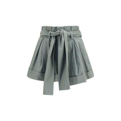 Balmain Bicolor Cotton Bermuda Shorts