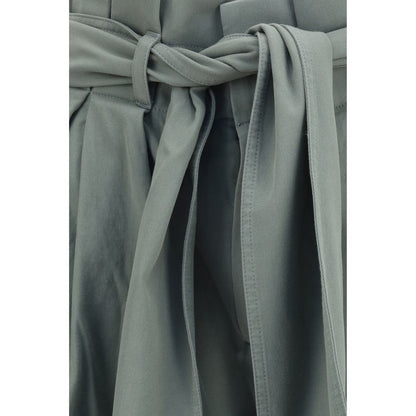Balmain Bicolor Cotton Bermuda Shorts