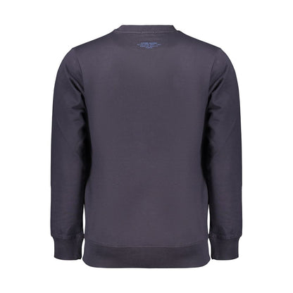 Coveri Moving Blue Cotton Men's Sweatshirt