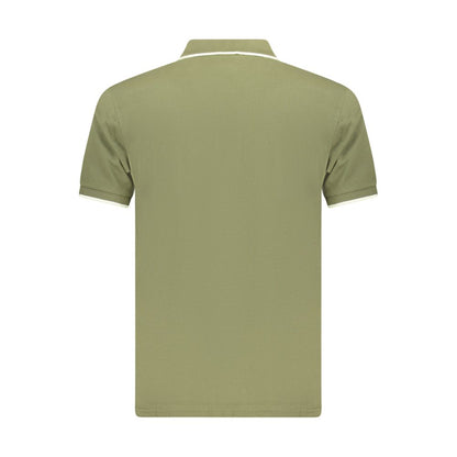 Coveri Moving Green Cotton Men's Polo