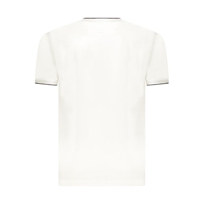 Coveri Moving White Cotton Men's T-Shirt
