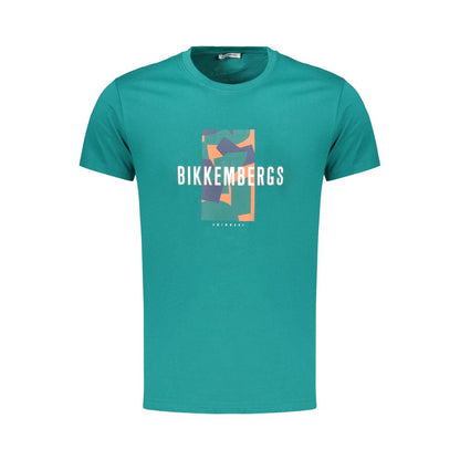 Bikkembergs Verde Cotton Men's T-Shirt