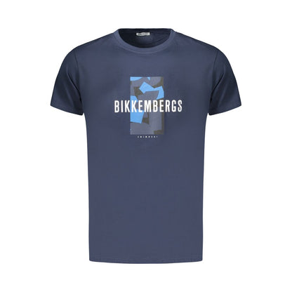 Bikkembergs Blu Cotton Men's T-Shirt