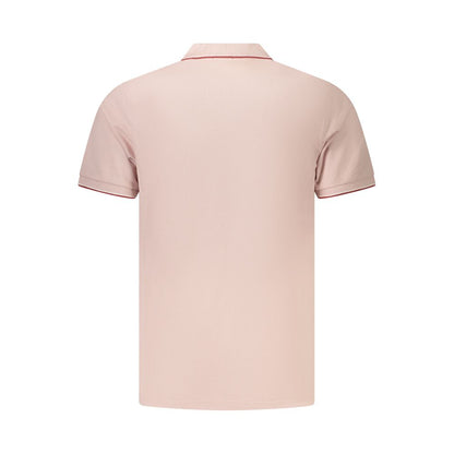 Coveri Moving Pink Cotton Men's Polo Shirt