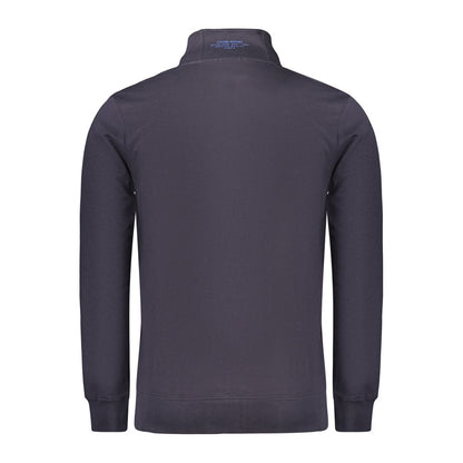 Coveri Moving Blue Cotton Men's Sweatshirt