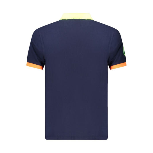 Norway 1963 Blue Cotton Men's Polo Shirt