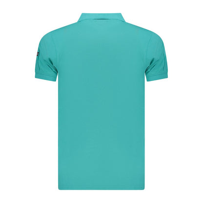Norway 1963 Azzurro Cotton Men Polo