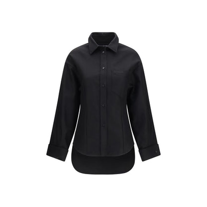Balenciaga Black Cotton Dress Shirt