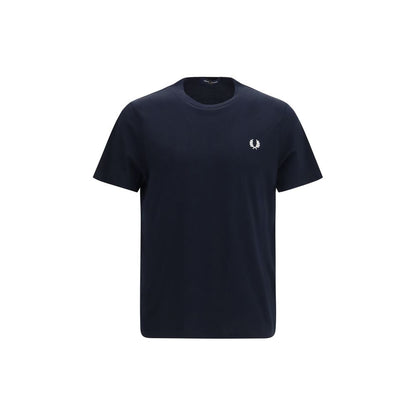 Fred Perry Blue Cotton T-Shirt