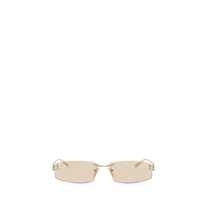 Balenciaga Beige Metal Sunglasses