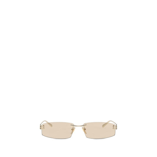 Balenciaga Beige Metal Sunglasses