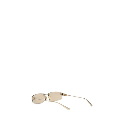 Balenciaga Beige Metal Sunglasses