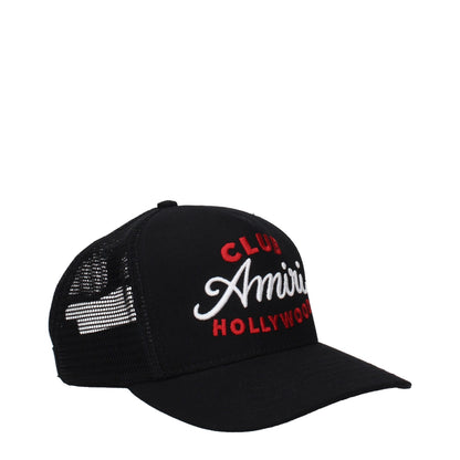 Amiri Black Cotton Cap (Baseball Hat)