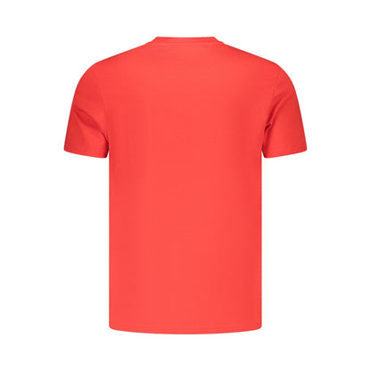 Tommy Hilfiger Red Cotton Mens T-Shirt