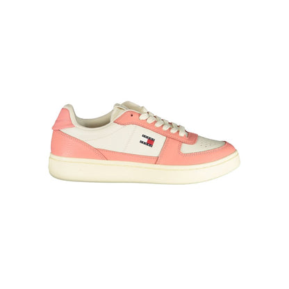 Tommy Hilfiger White Polyurethane Women's Sneaker