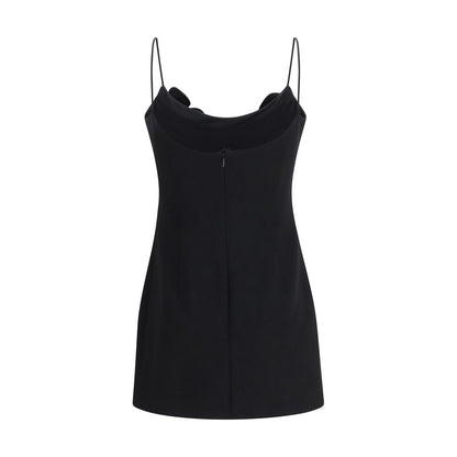 Magda Butrym Black Wool Oves Aries Casual Dress