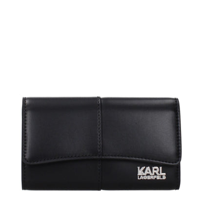 Karl Lagerfeld Black Polyethylene Wallet
