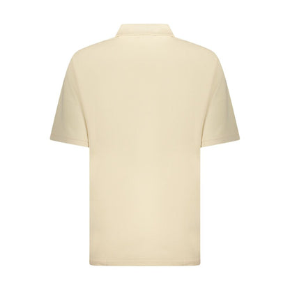 Rifle Beige Cotton Mens Polo