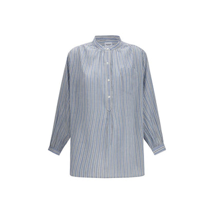 Marant Etoile Blue Cotton Blouse