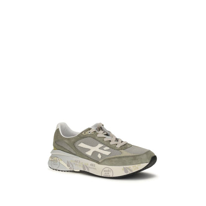 Premiata Bicolor Calf Leather Bos Taurus Low Top Sneakers