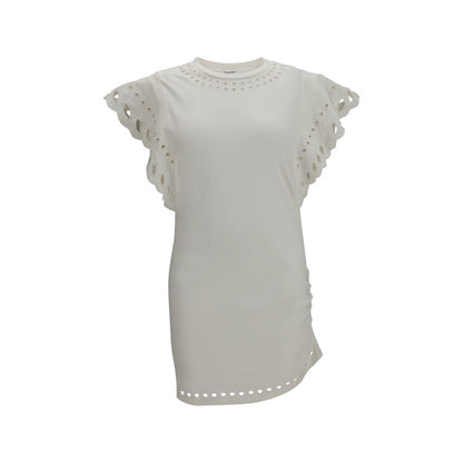 Marant Etoile White Cotton Casual Dress