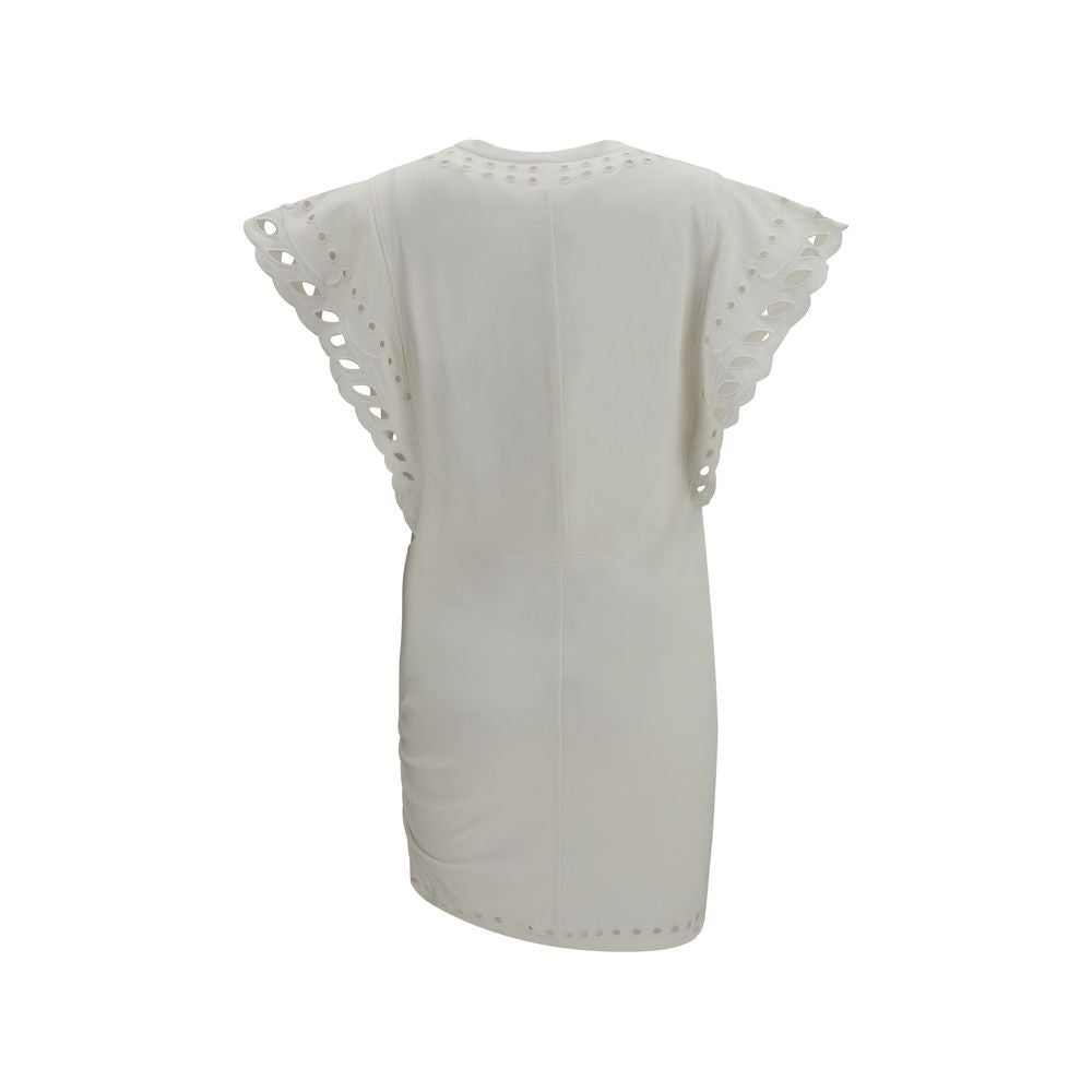 Marant Etoile White Cotton Casual Dress