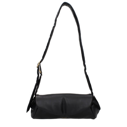 Jil Sander Black Leather Crossbody Bag