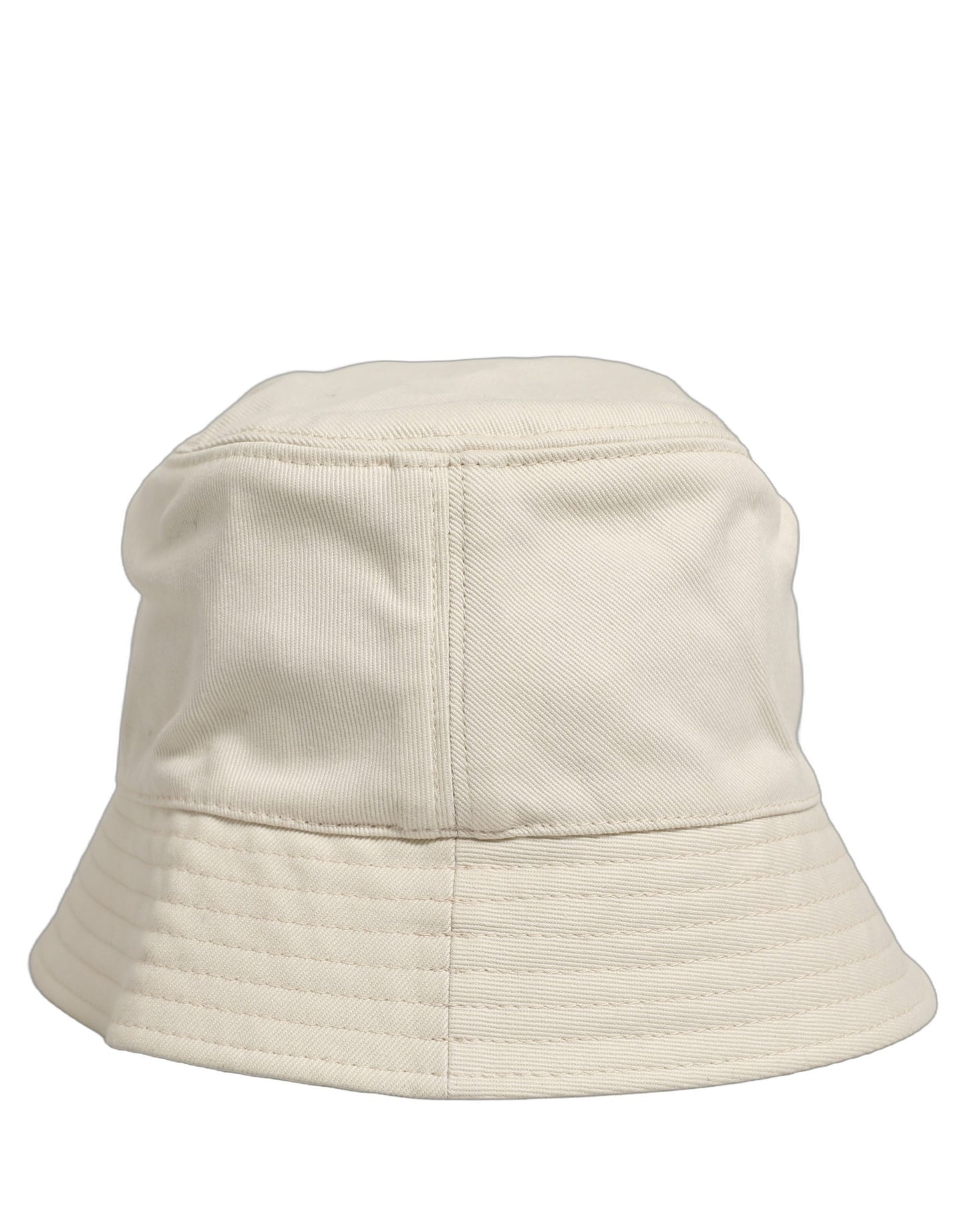 Dolce & Gabbana Men White Cotton Fisherman Bucket Hat