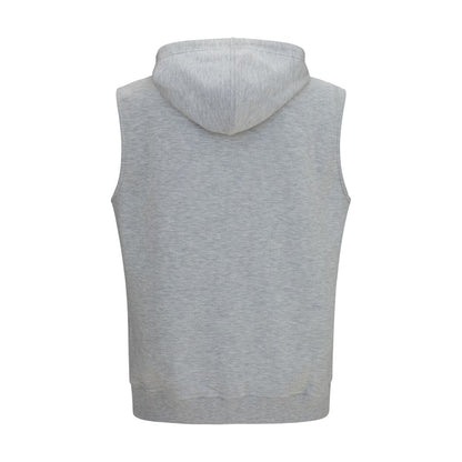 Brunello Cucinelli Gray Cotton Sweatshirt