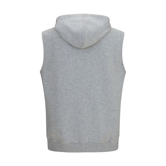 Brunello Cucinelli Gray Cotton Sweatshirt