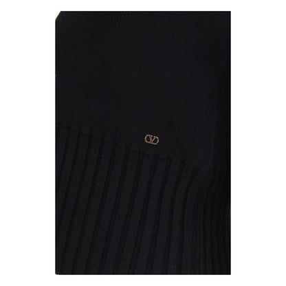 Valentino Garavani Black Cotton Cardigan