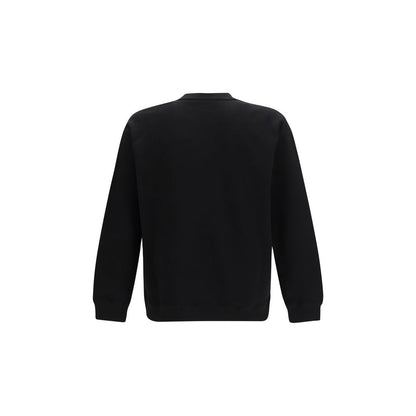 Valentino Black Cotton Sweatshirt