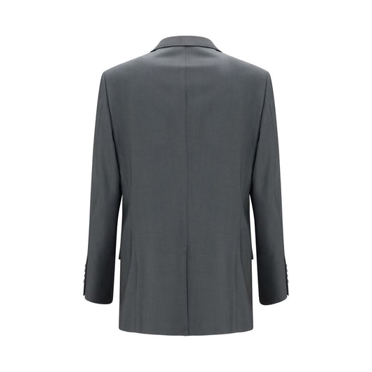 Valentino Gray Wool Oves Aries Jacket