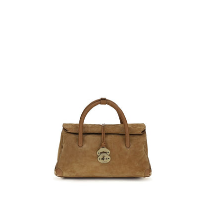Zanellato Brown Calf Leather Bos Taurus Handbag
