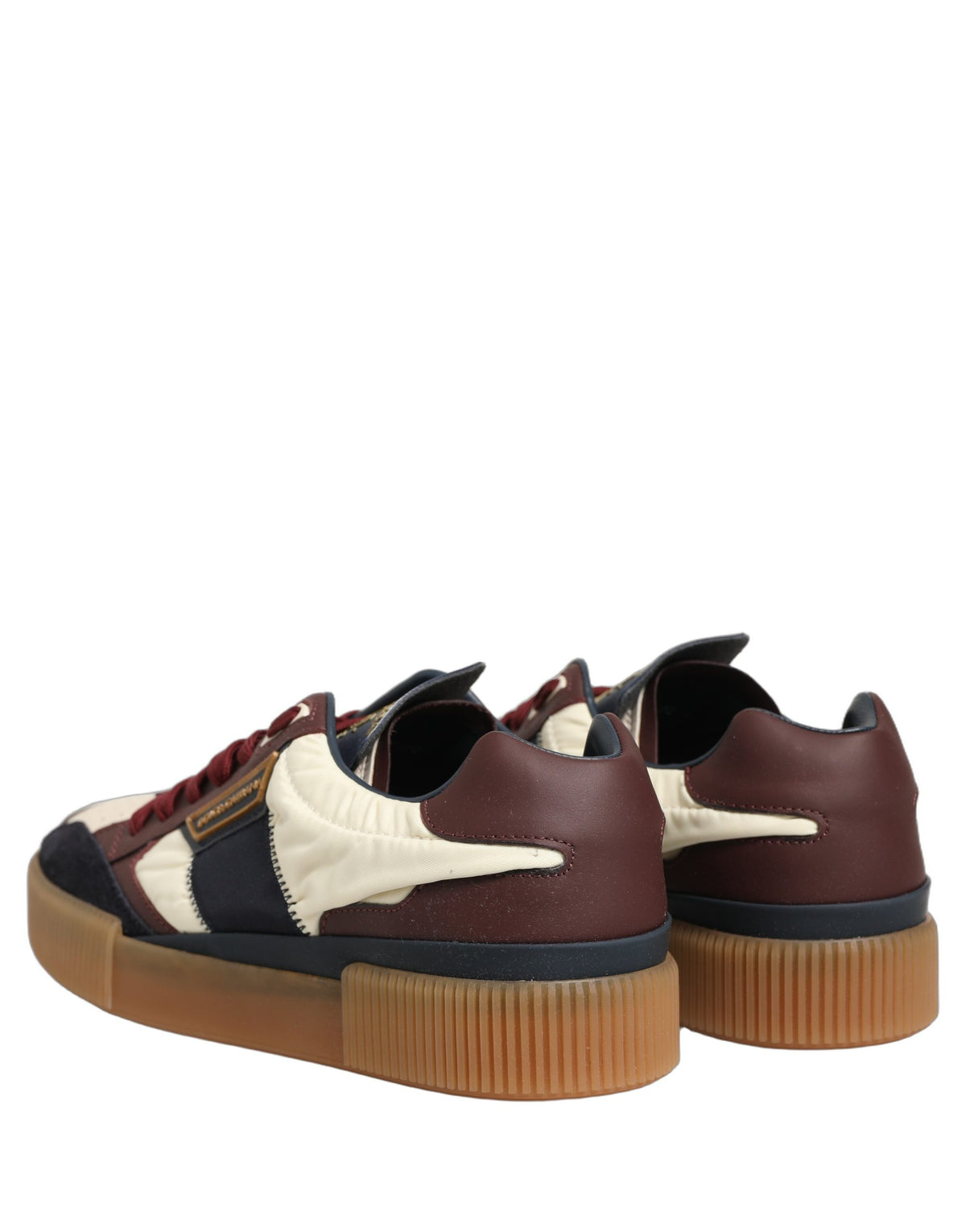 Dolce & Gabbana Multicolor Leder MIAMI Low Top Herren Sneaker Schuhe