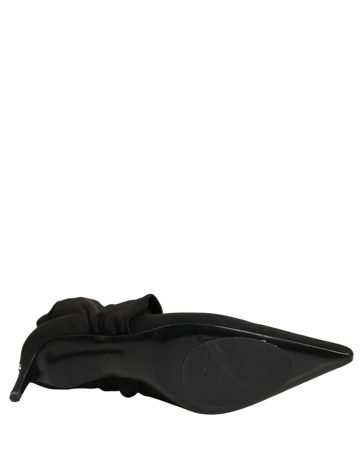 Dolce & Gabbana Schwarze Stretch Sockenabsatz Stiefeletten Schuhe