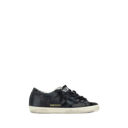 Golden Goose Black Calf Leather Bos Taurus Sneakers